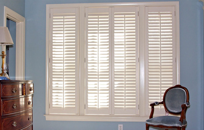 Triple Window Plantation Shutters